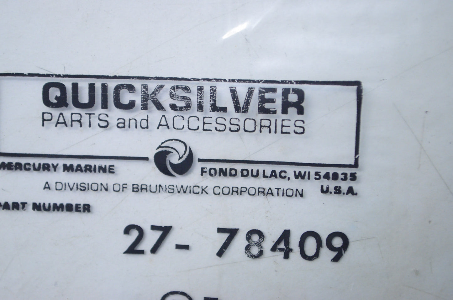 OEM Mercury 27-78409 Gasket Qty 4 NOS
