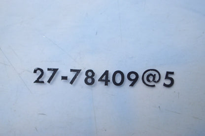 OEM Mercury 27-78409 Gasket Qty 5 NOS