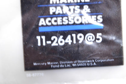 OEM Mercury 11-26419 Nut Qty 5 NOS