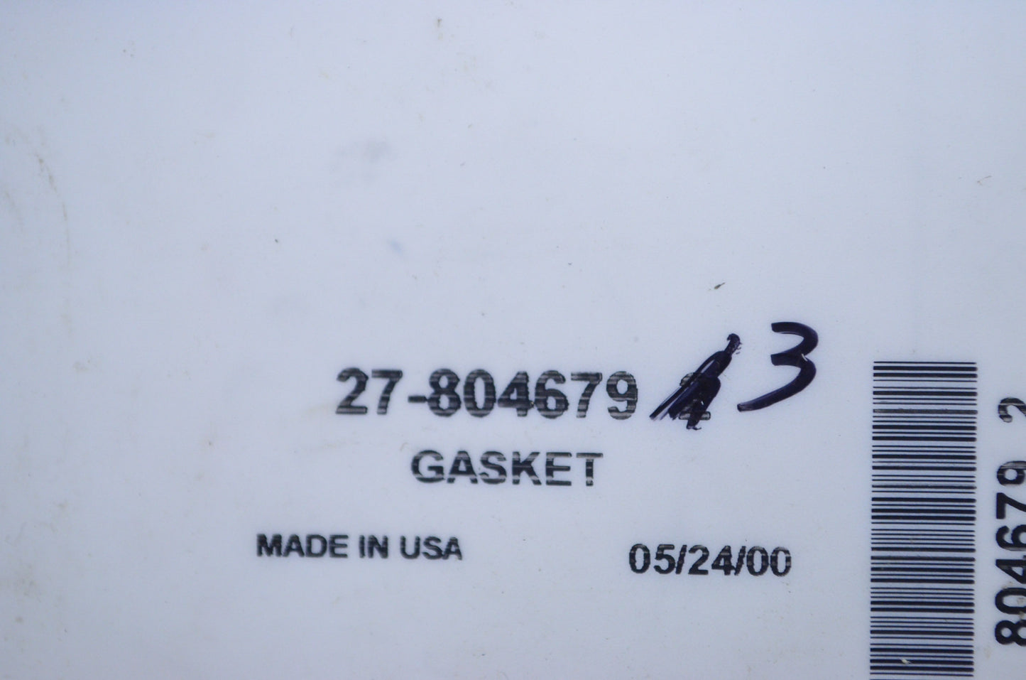 OEM Mercury 27-804679 3 Gasket NOS