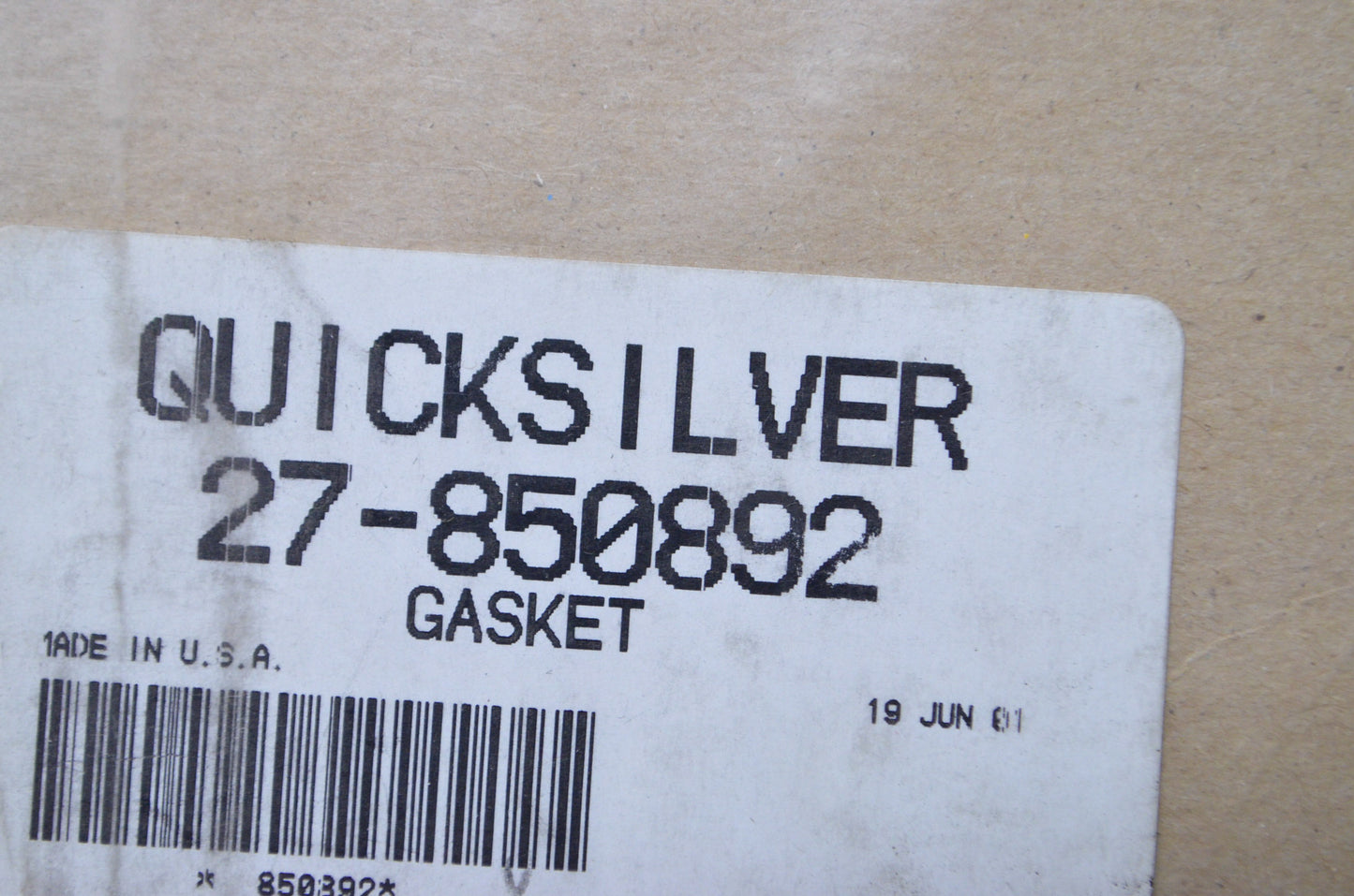 New OEM Mercury Gasket NOS