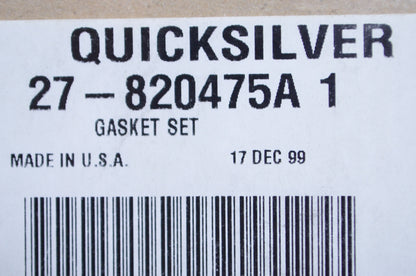 OEM Mercury 27-820475A 1 Gasket Kit NOS