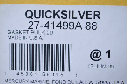 OEM Mercury 27-41499A 88 Gasket Kit NOS