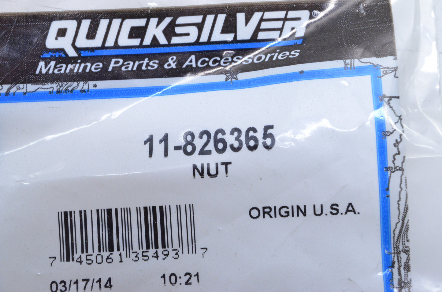 OEM Mercury 11-826365 Nut NOS