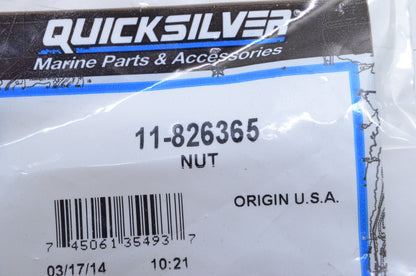 OEM Mercury 11-826365 Nut NOS