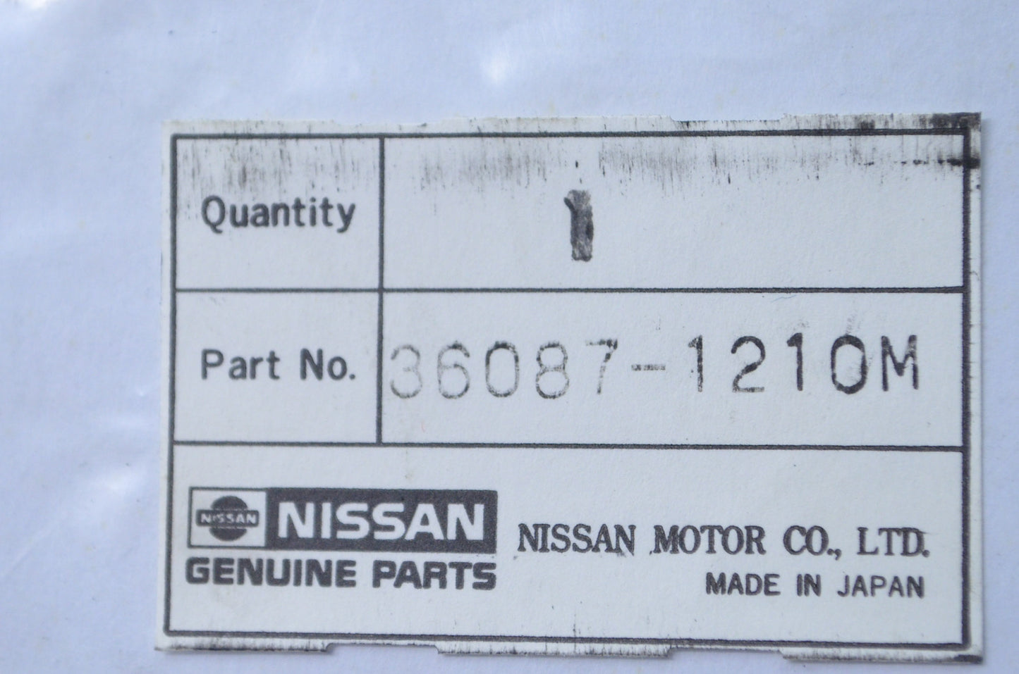 OEM Tohatsu 36087-1210M Power Head Gasket Kit NOS