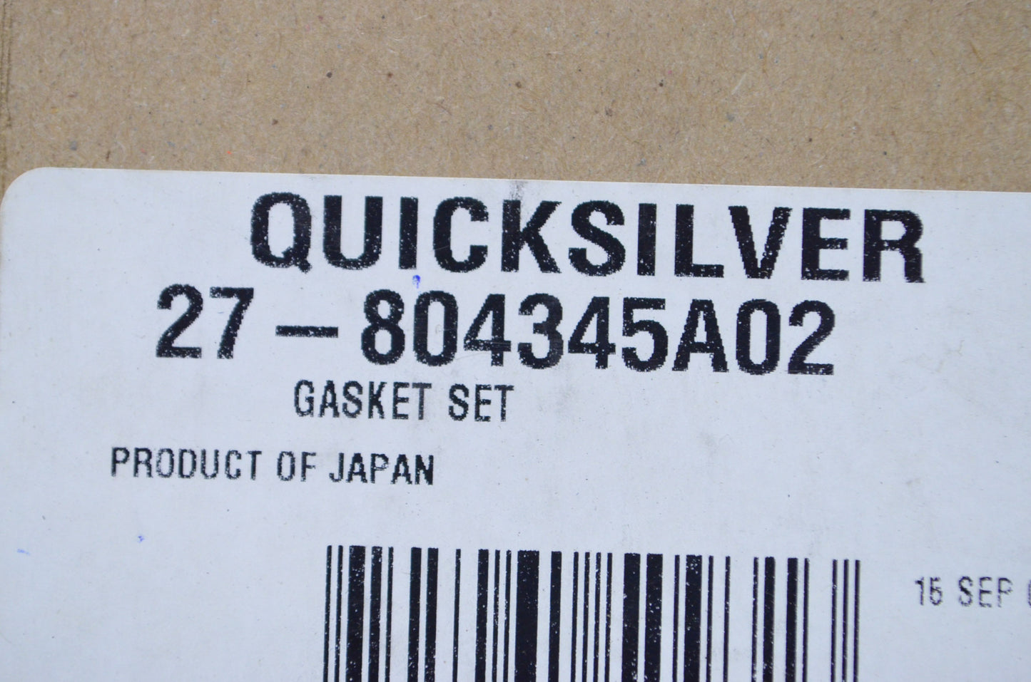 New OEM Mercury Gasket Kit NOS