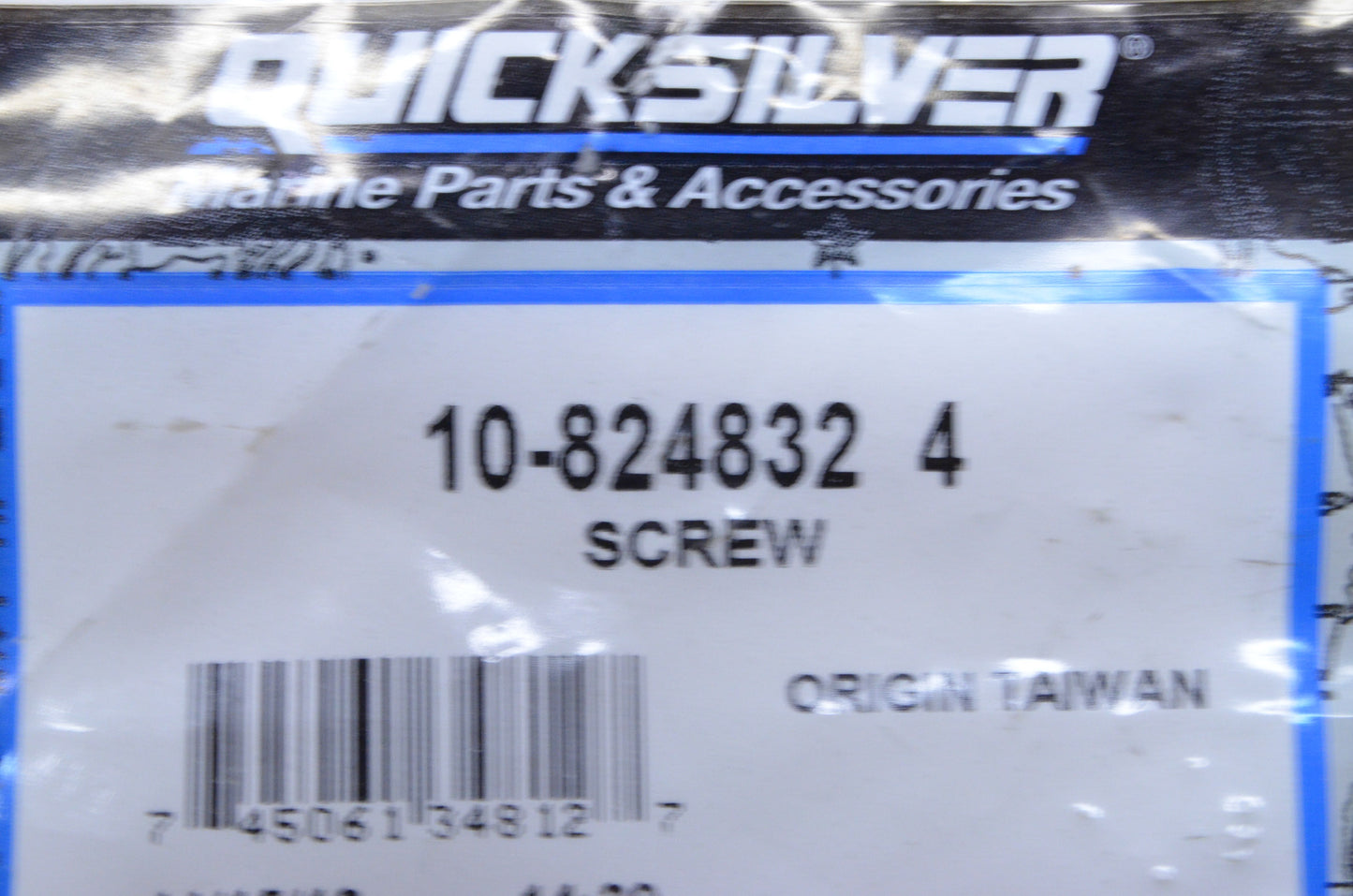 OEM Mercury 10-824832 4 Screw NOS