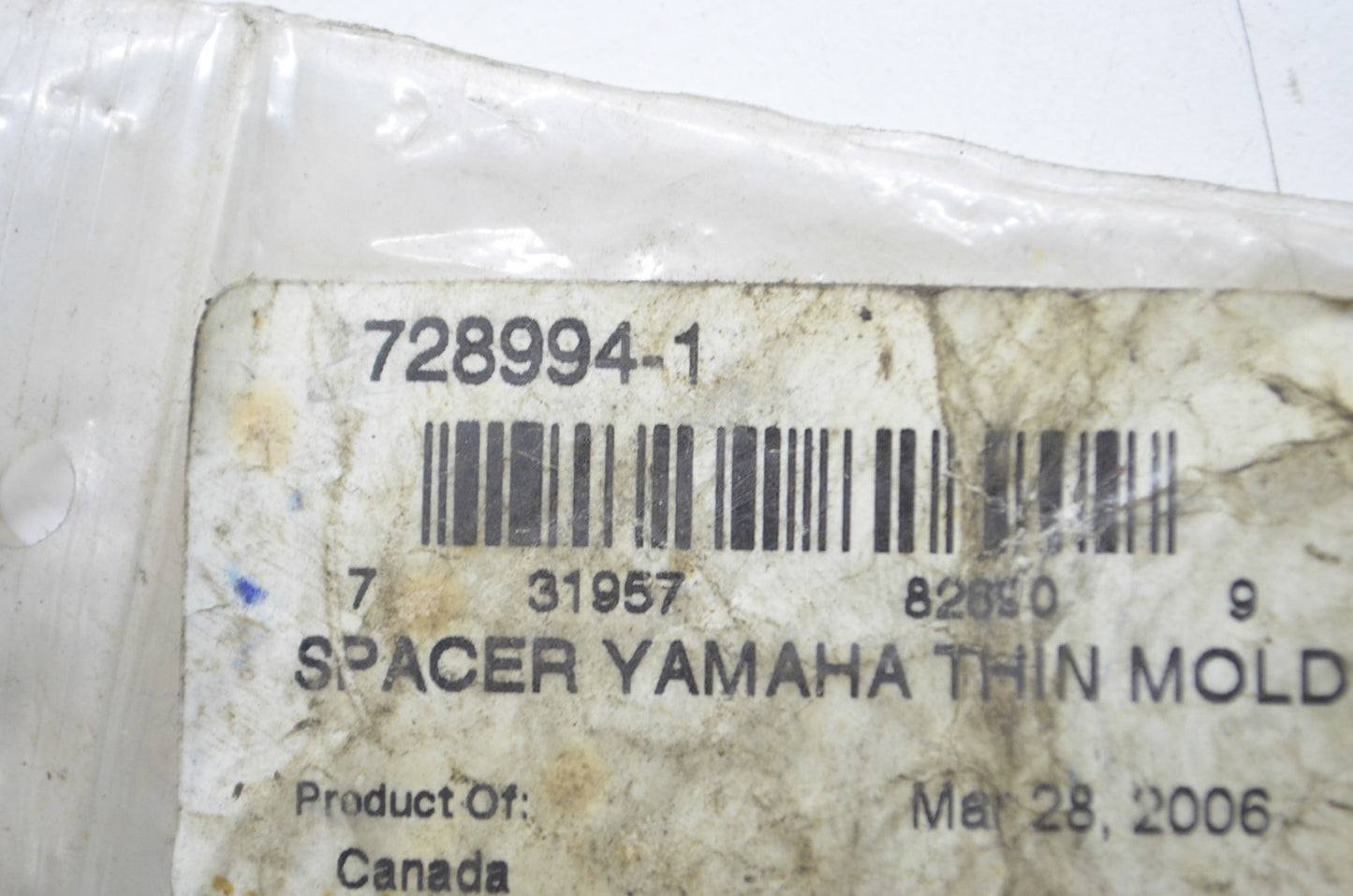 Teleflex 728994-1 Yamaha Spacer 3/16' NOS