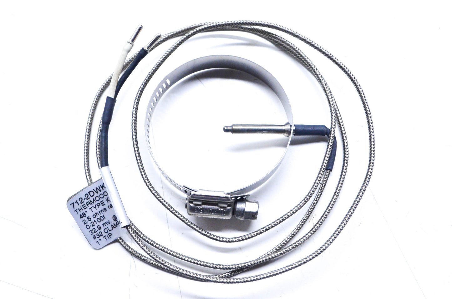 New OEM Westach 48' Type K Thermocouple Clamp Type Wire NOS