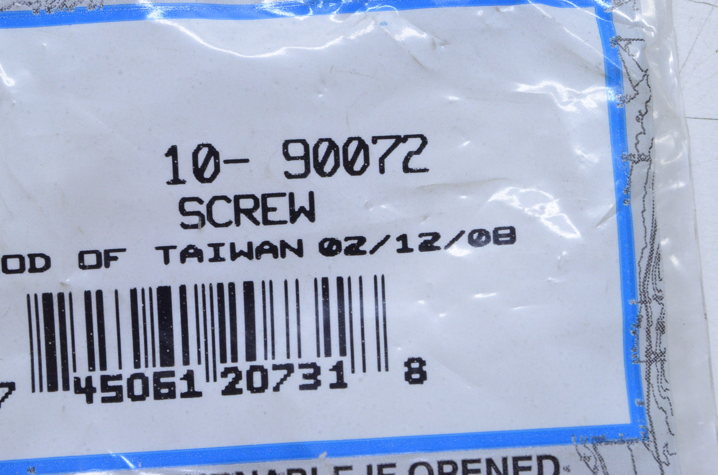 OEM Mercury 10-90072 Screw NOS