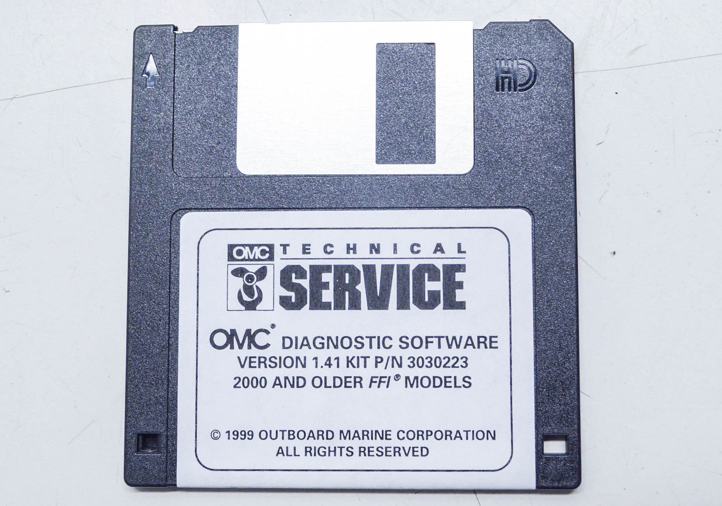 New OEM OMC 2000 & Older FFI Models Diagnostic Software Version 4.1 Floppy Disc
