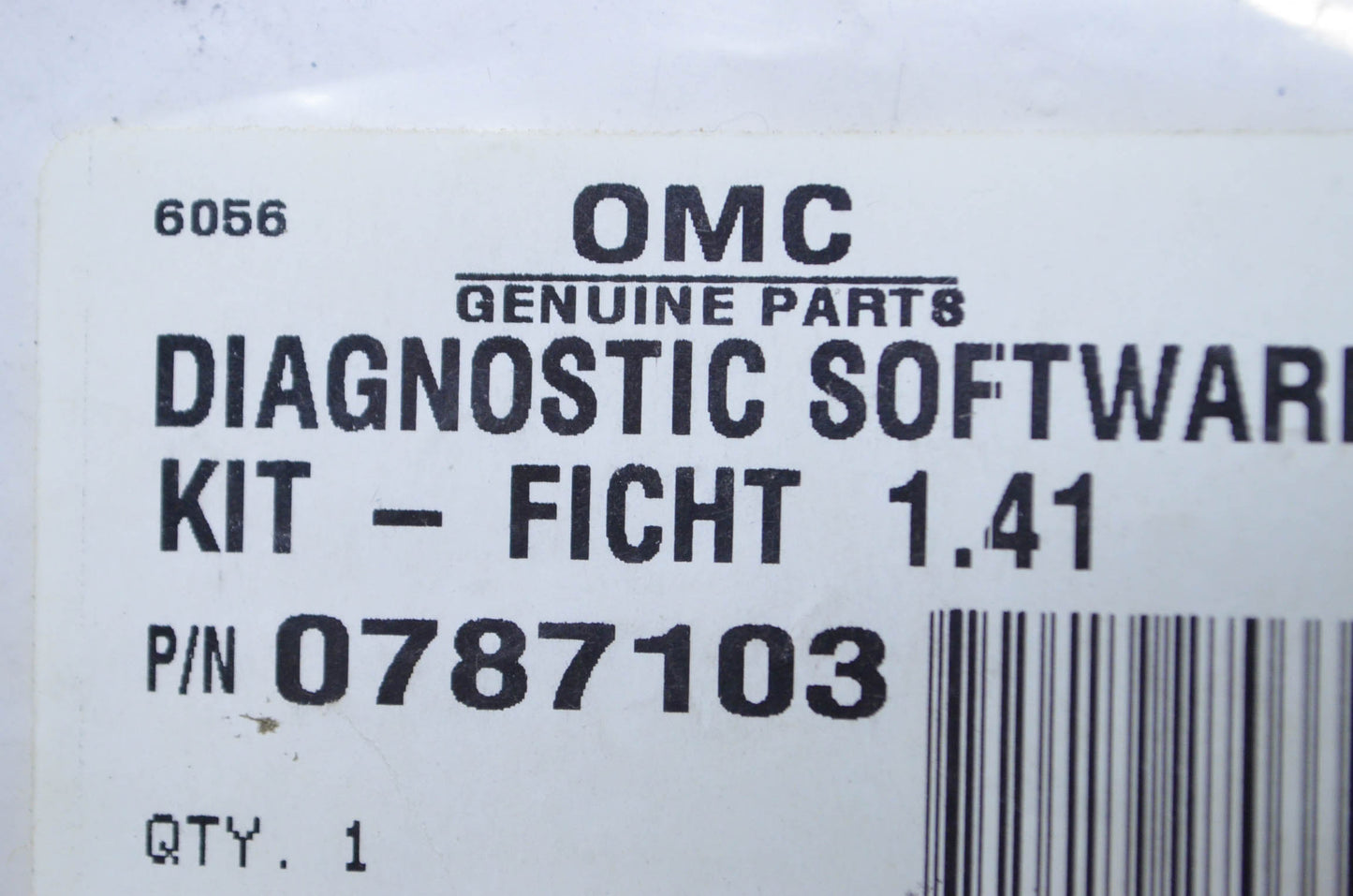 New OEM OMC 2000 & Older FFI Models Diagnostic Software Version 4.1 Floppy Disc