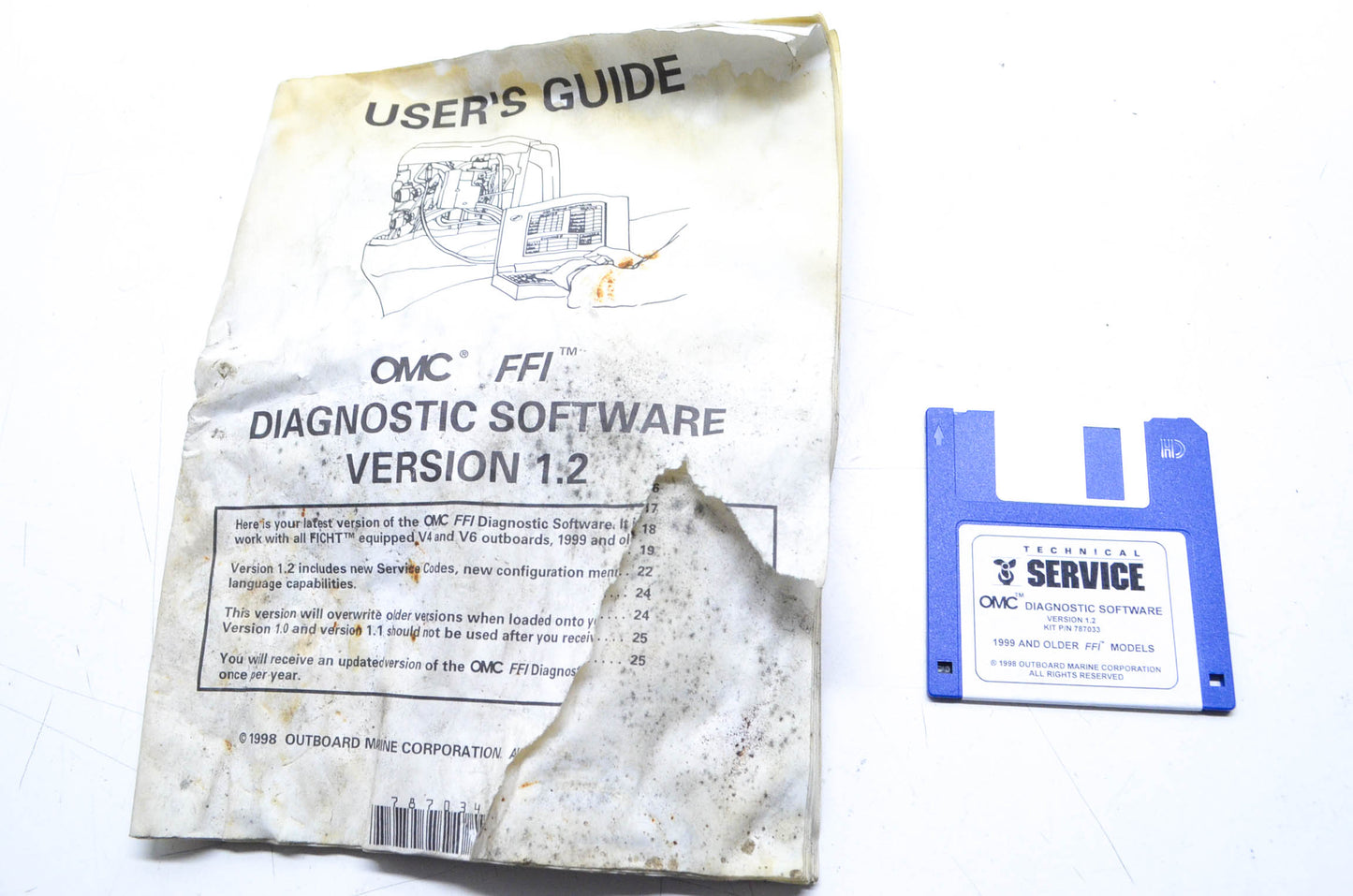 Diagnostic Software Version 1.2 Floppy Disc w/ Manual