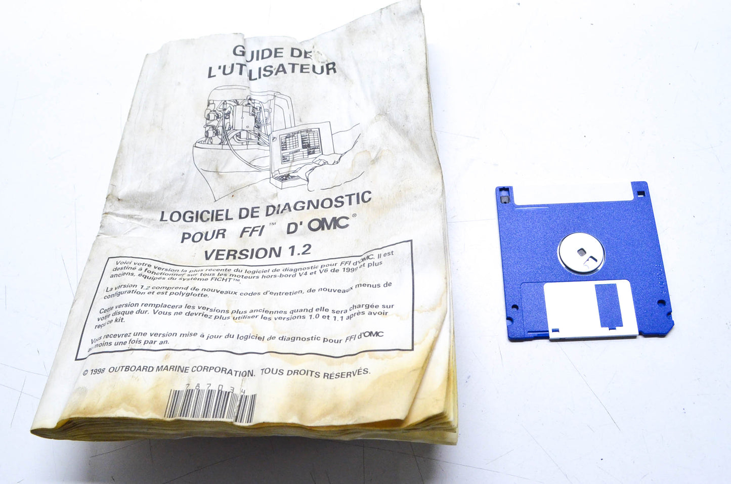 Diagnostic Software Version 1.2 Floppy Disc w/ Manual