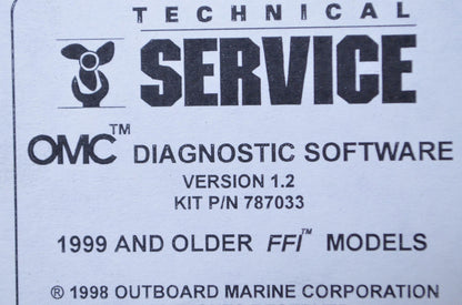 Diagnostic Software Version 1.2 Floppy Disc w/ Manual