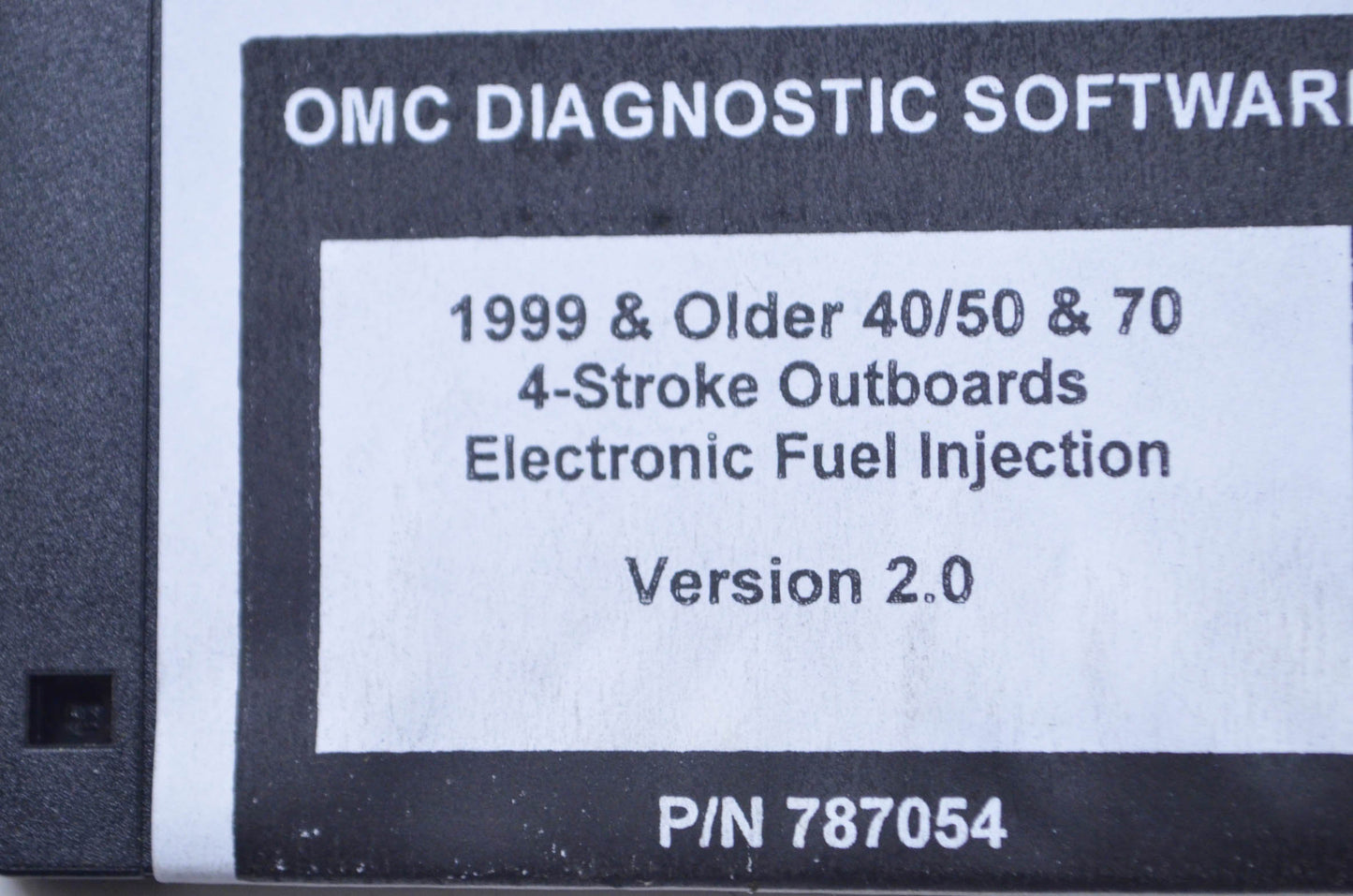 1999 & Older 40/50 & 70 4-Stroke Outboards Diagnostic Software Version 2.0 Flopp