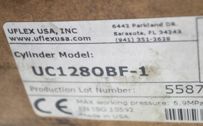 Uflex Uc1280Bf-1 Hydraulic Front Mount Outboard Steering Cylinder Kit