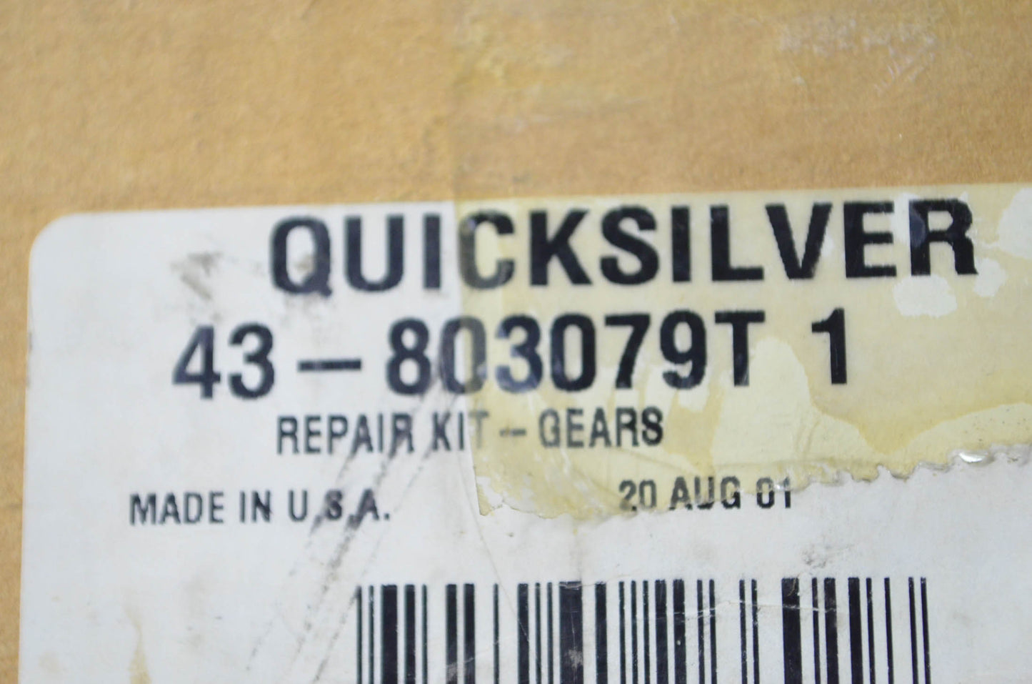 OEM Mercury 43-803079T 1 Gear Repair Kit NOS