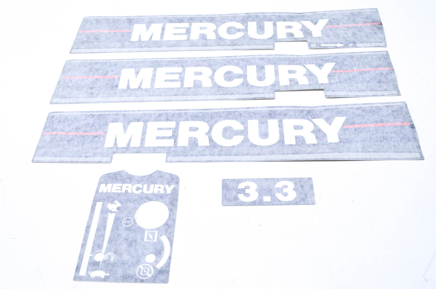 New OEM Mercury 3.3 Decal Kit NOS