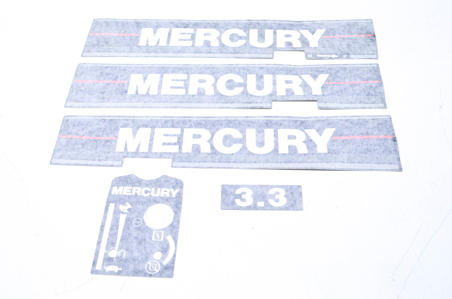 New OEM Mercury 3.3 Decal Kit NOS