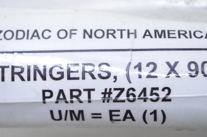 Zodiac Z6452 Aluminum Stringer NOS