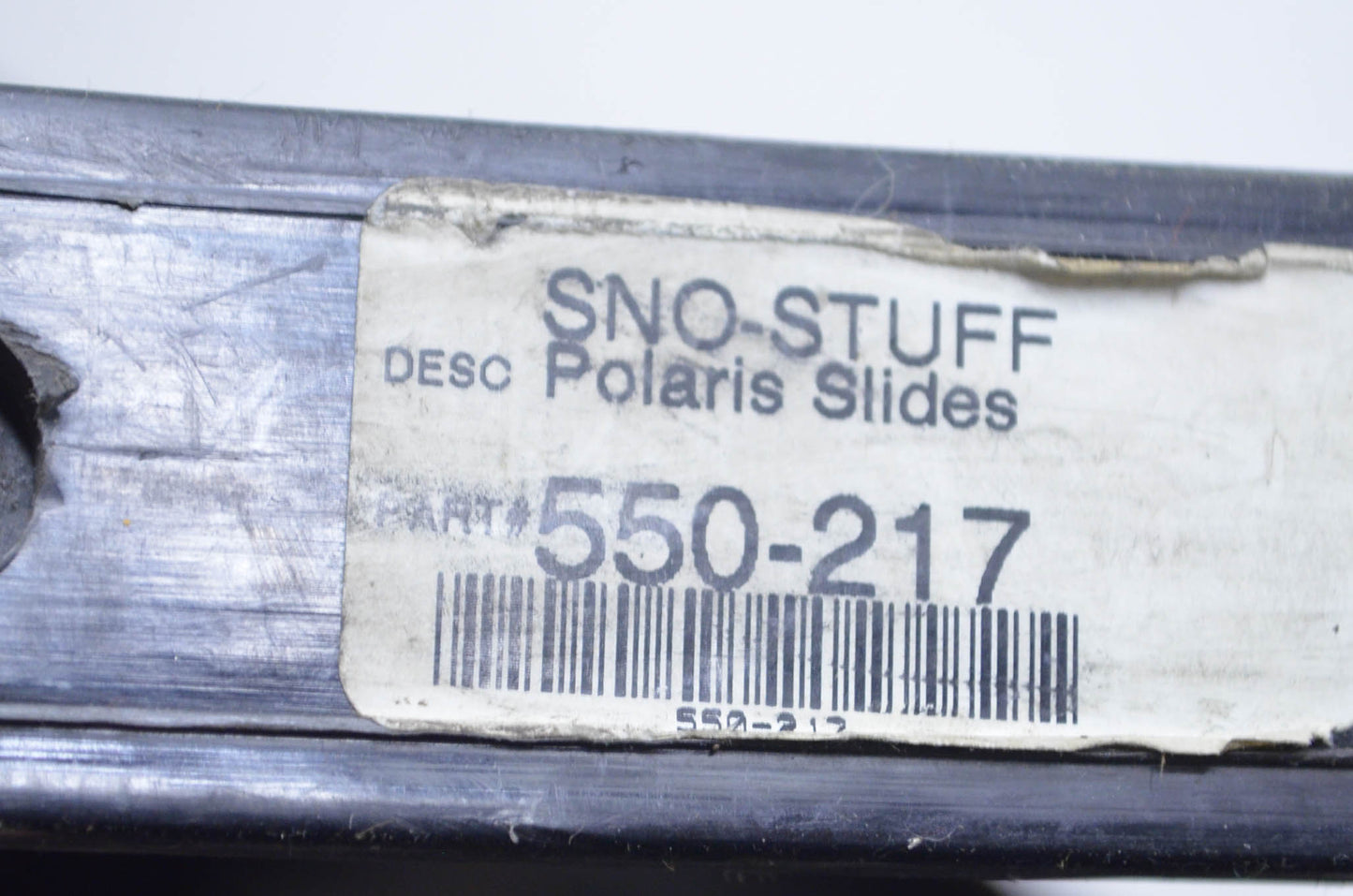Sno-Stuff 550-217 Sno-Stuff Polaris Black Hyfax Runner Slider NOS