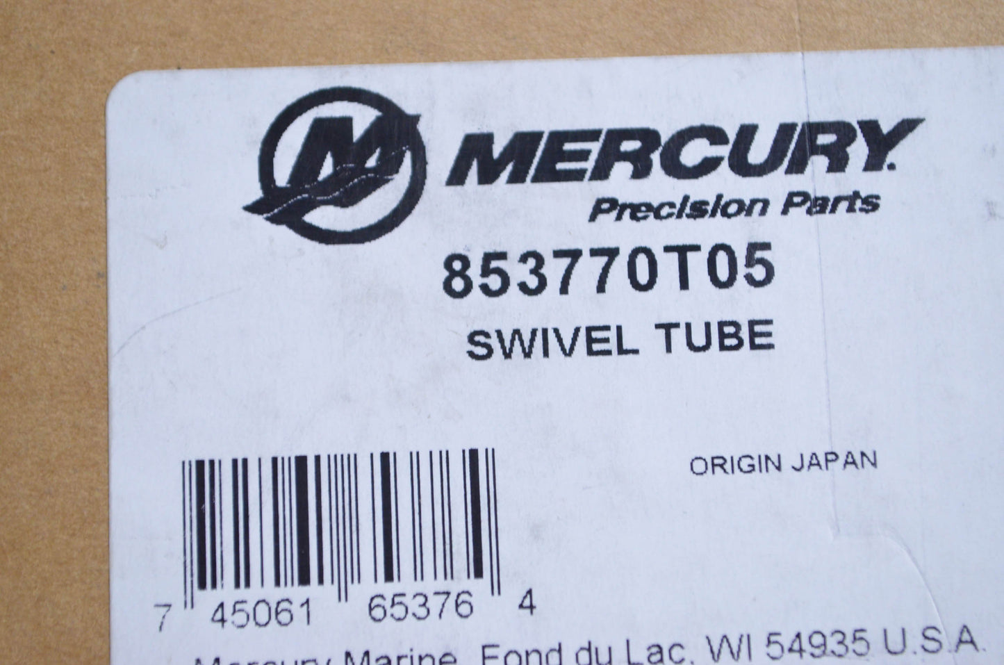 New OEM Mercury Swivel Tube NOS