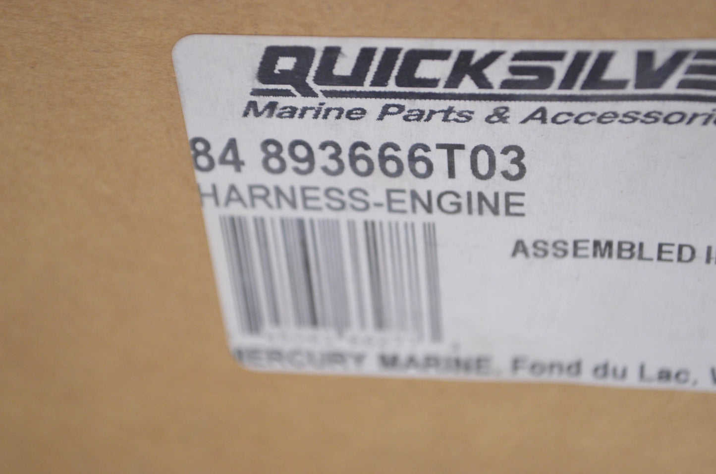 OEM Mercury 84-893666T03 Engine Harness NOS