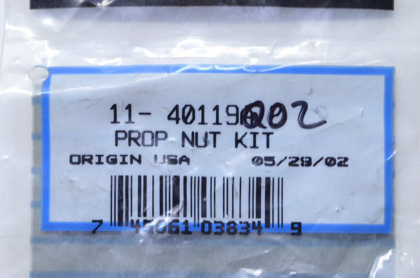 New OEM Mercury Prop Nut Kit NOS