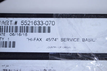 Black HI-Fax Basic Service Slider Qty 4 NOS