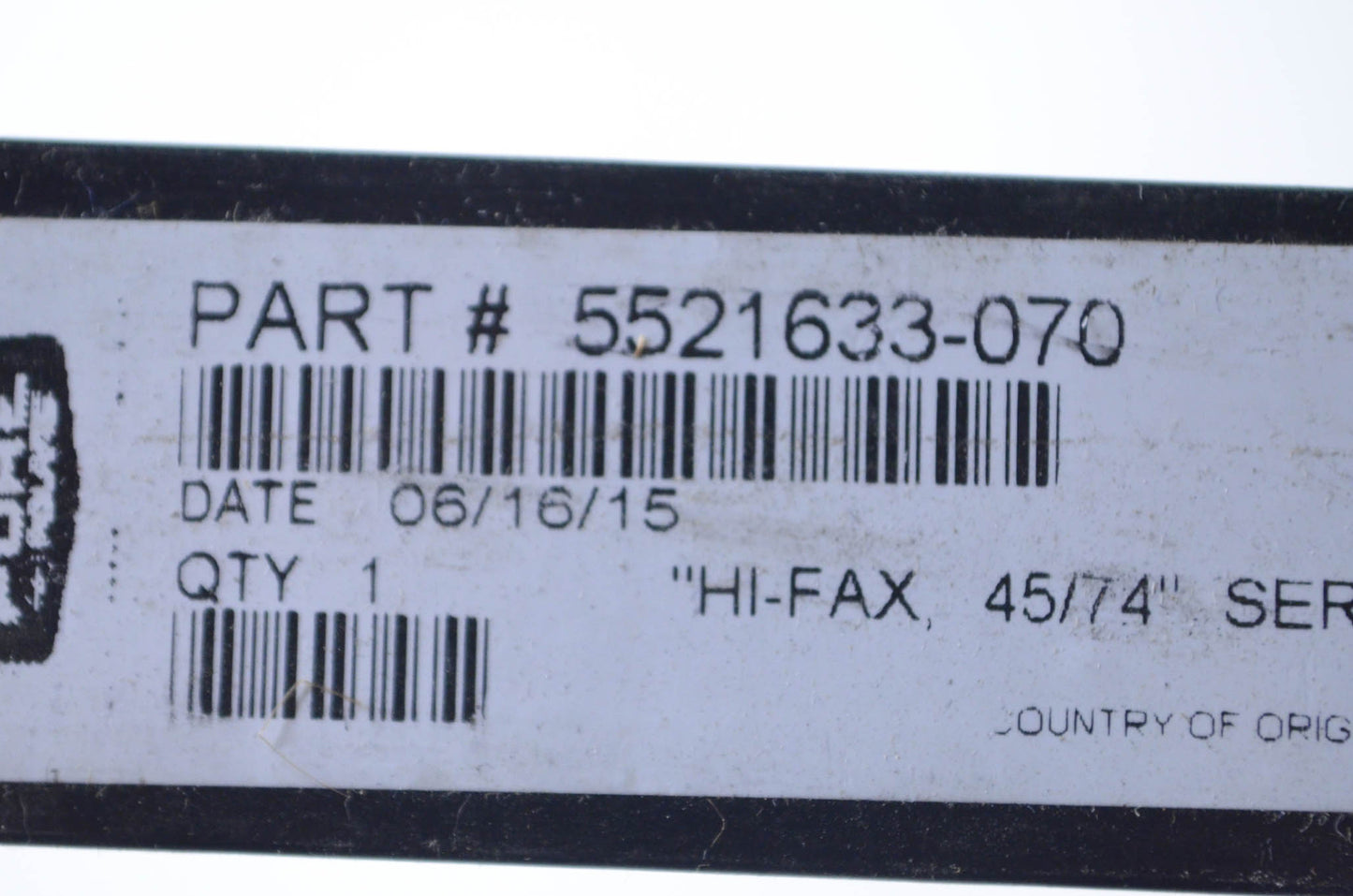 New OEM Polaris Black HI-Fax Basic Service Slider NOS