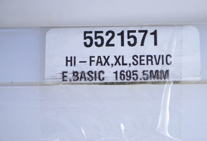 White HI-Fax XL Basic Service Slider Qty 2 NOS