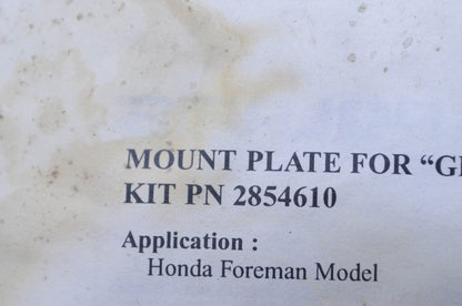 Glacier Plow Frame Mount Kit (Incomplete) NOS