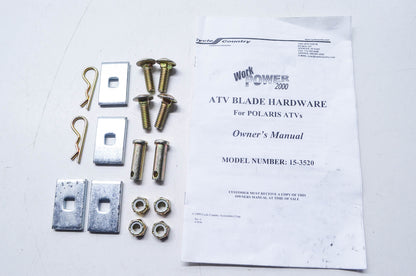 ATV Blade Owner's Manual & Hardware Kit NOS