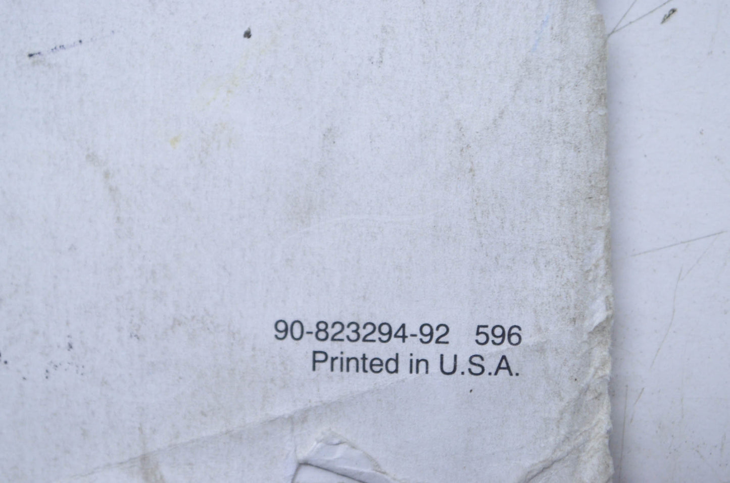 OEM Mercury 90-823294-92 1960-1997, Mariner 1976-1997 Quickits Manual