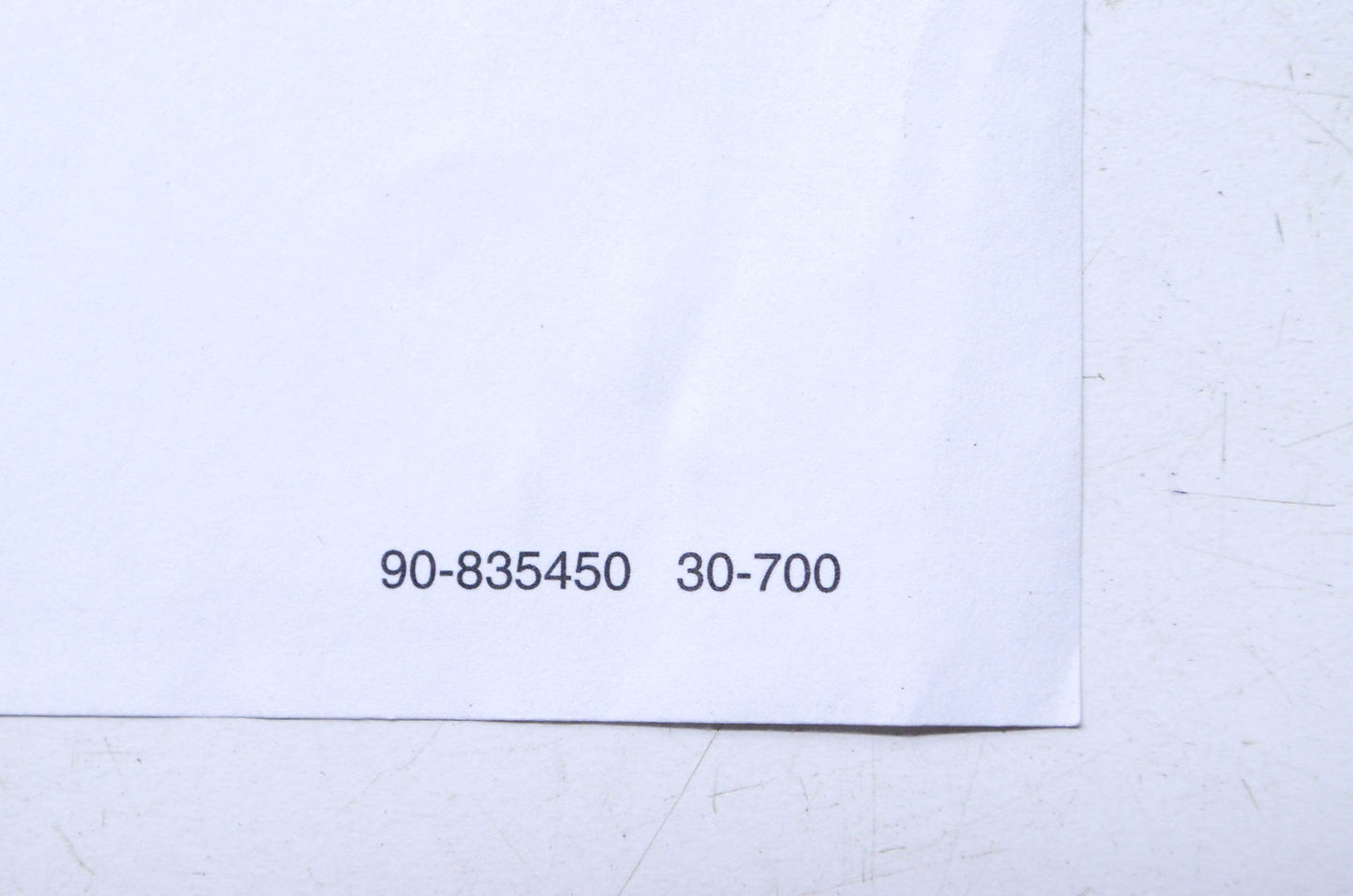 OEM Mercury 90-835450 , 30-700 Service Manual Index NOS