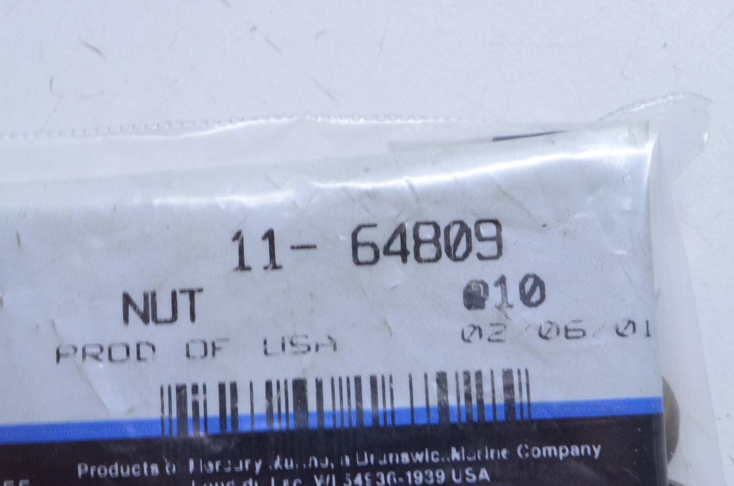 New OEM Mercury Nut QTY 2 NOS