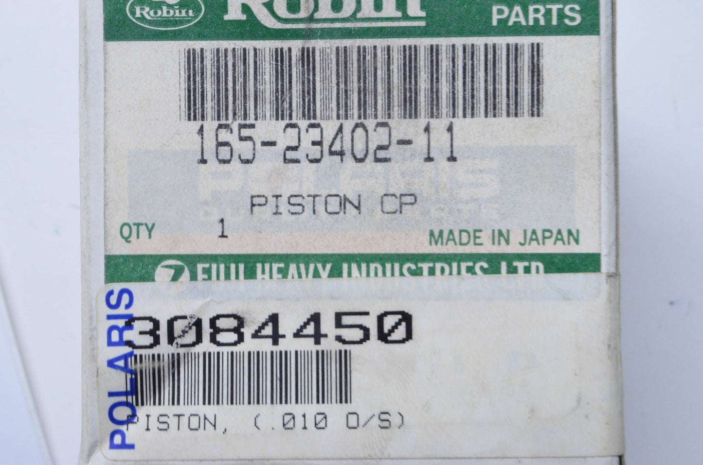OEM Polaris 3084450, 165-23402-11 Piston NOS