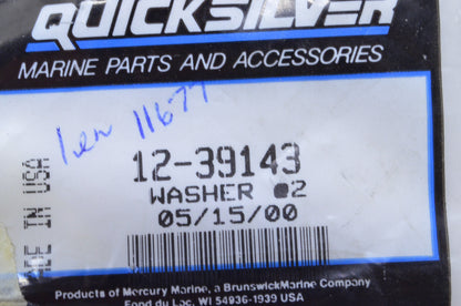 OEM Mercury 12-39143 Washer NOS