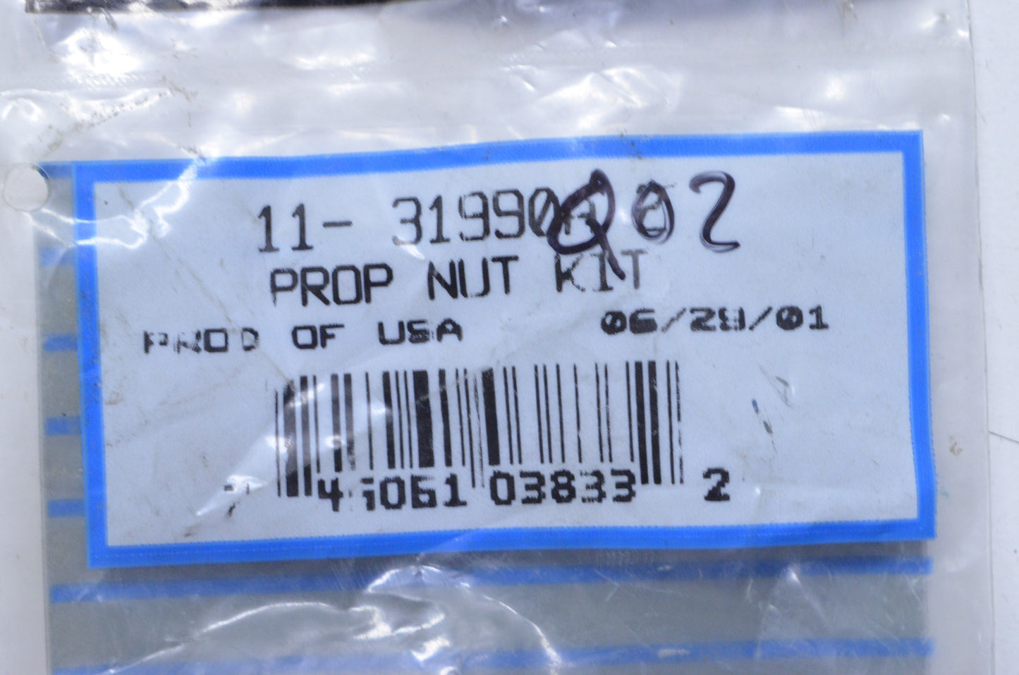 New OEM Mercury Prop Nut Kit NOS