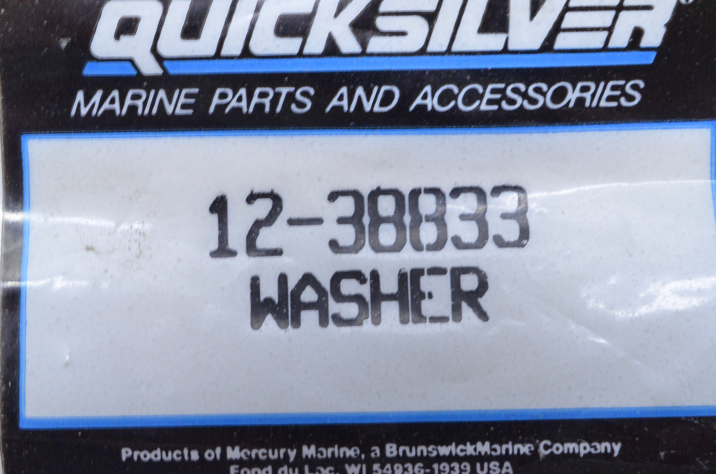 OEM Mercury 12-38833 Washer NOS