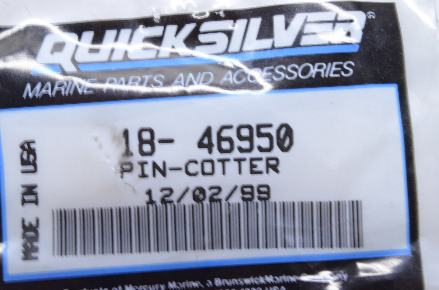 OEM Mercury 18-46950 Cotter Pin NOS