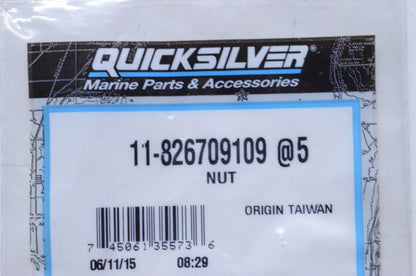 New OEM Mercury Nut QTY 5 NOS