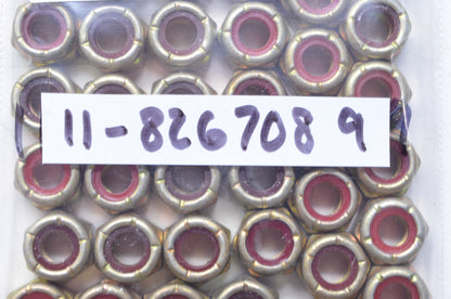 OEM Mercury 11-826708 9 Nut Qty 3 NOS