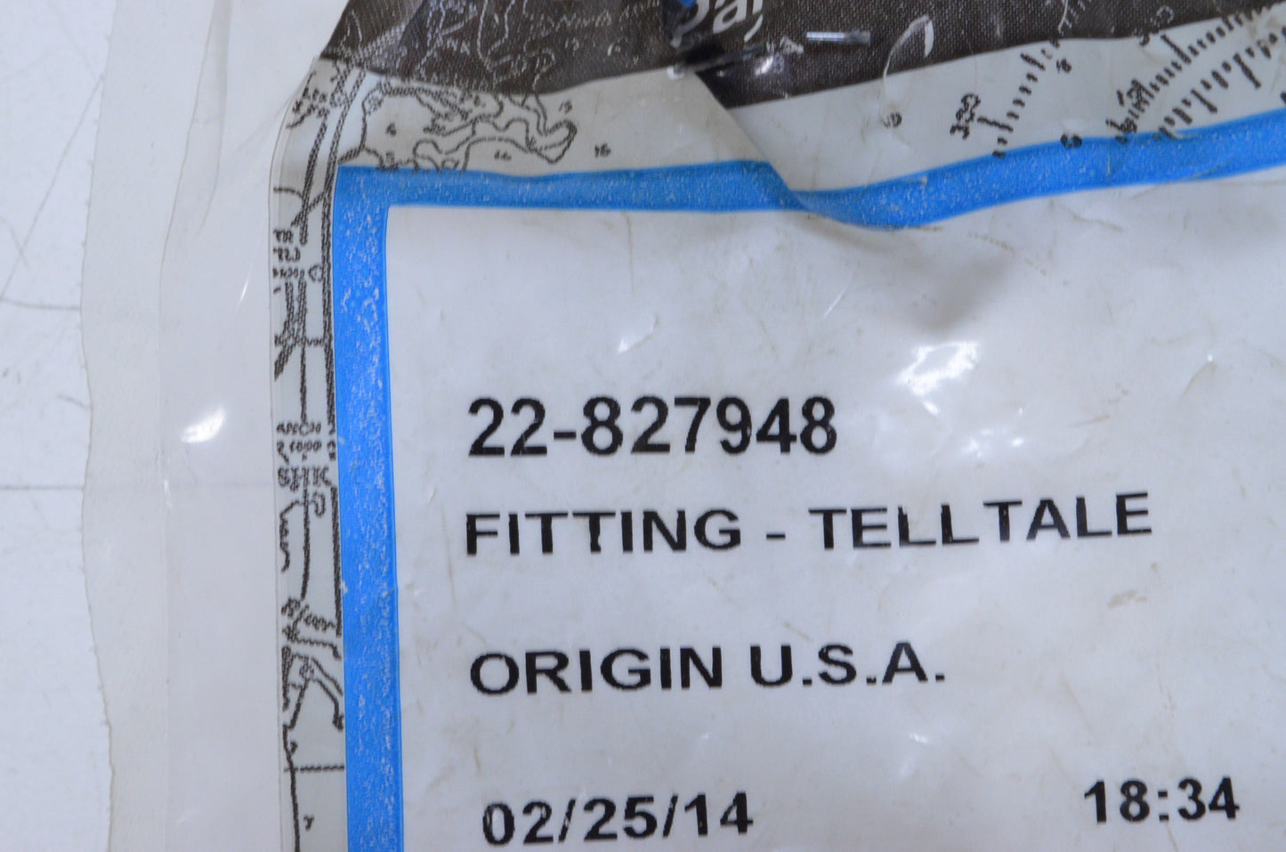 New OEM Mercury Telltale Fitting NOS