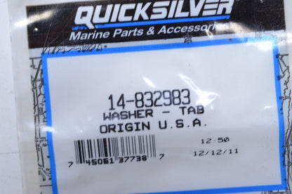 OEM Mercury 14-832983 Tab Washer NOS