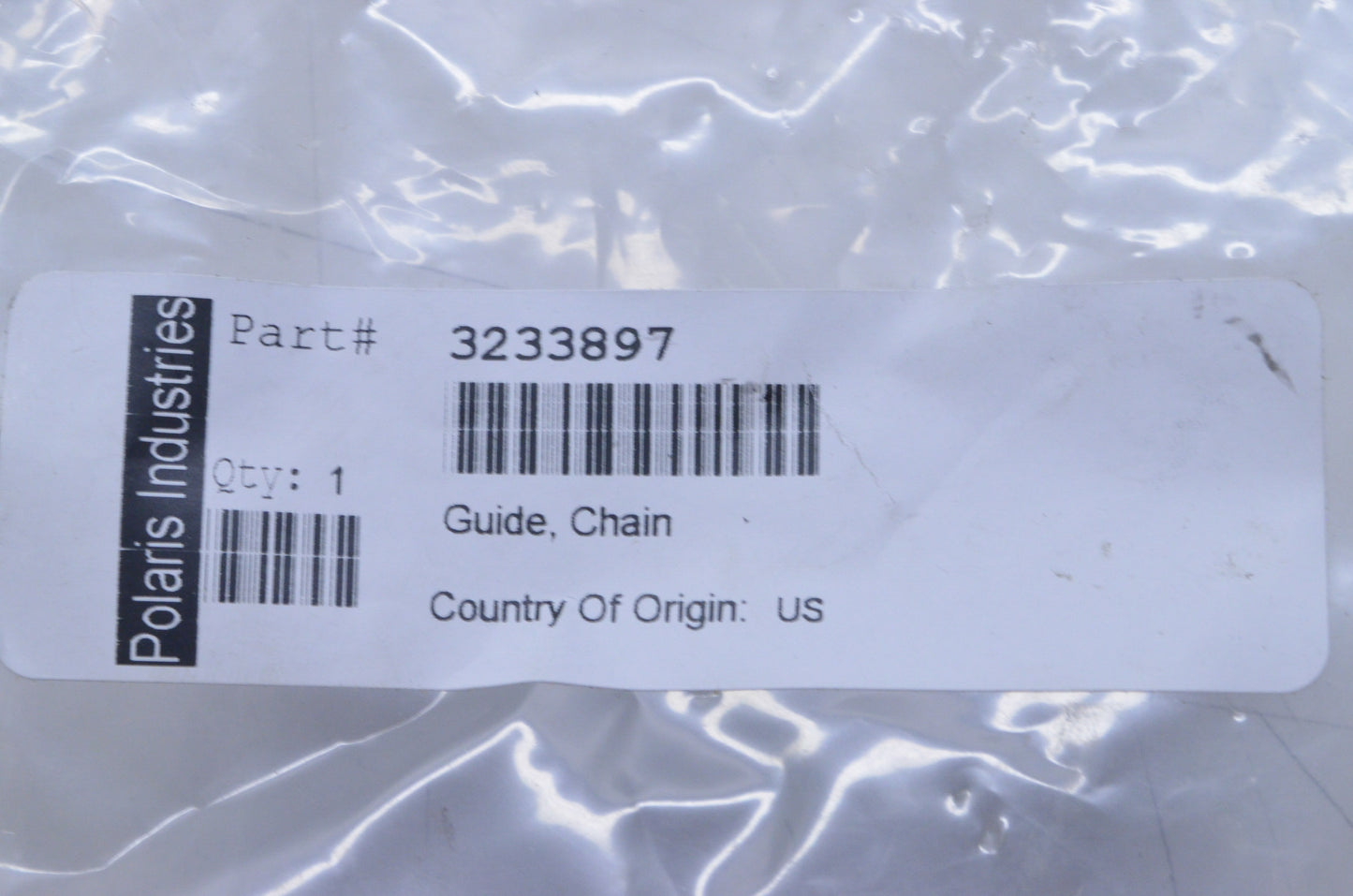 OEM Polaris 3233897 Chain Guide NOS