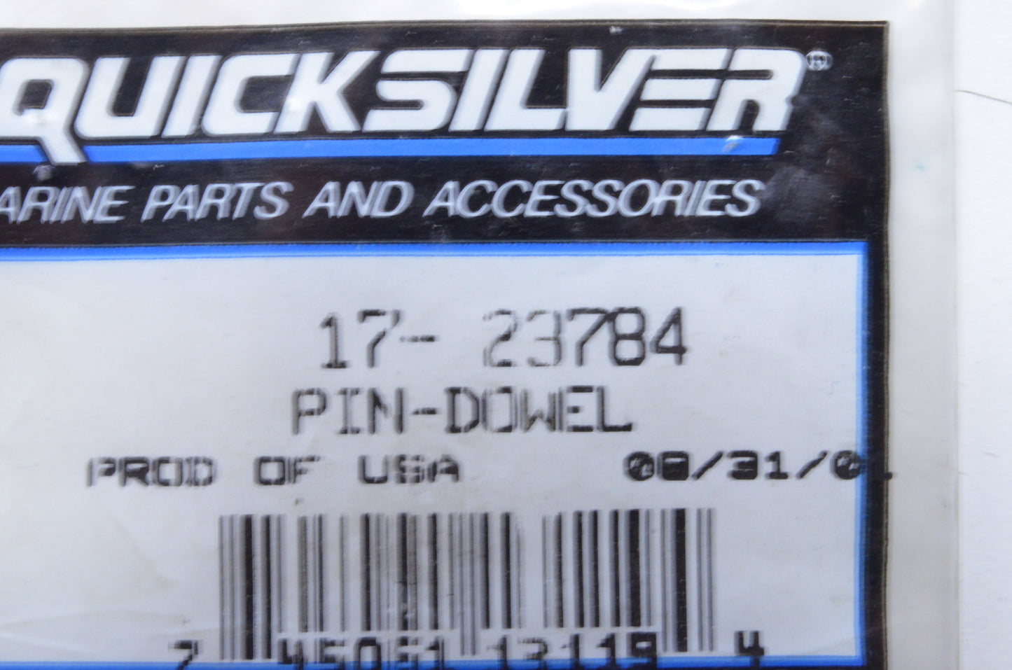OEM Mercury 17-23784 Dowel Pin NOS