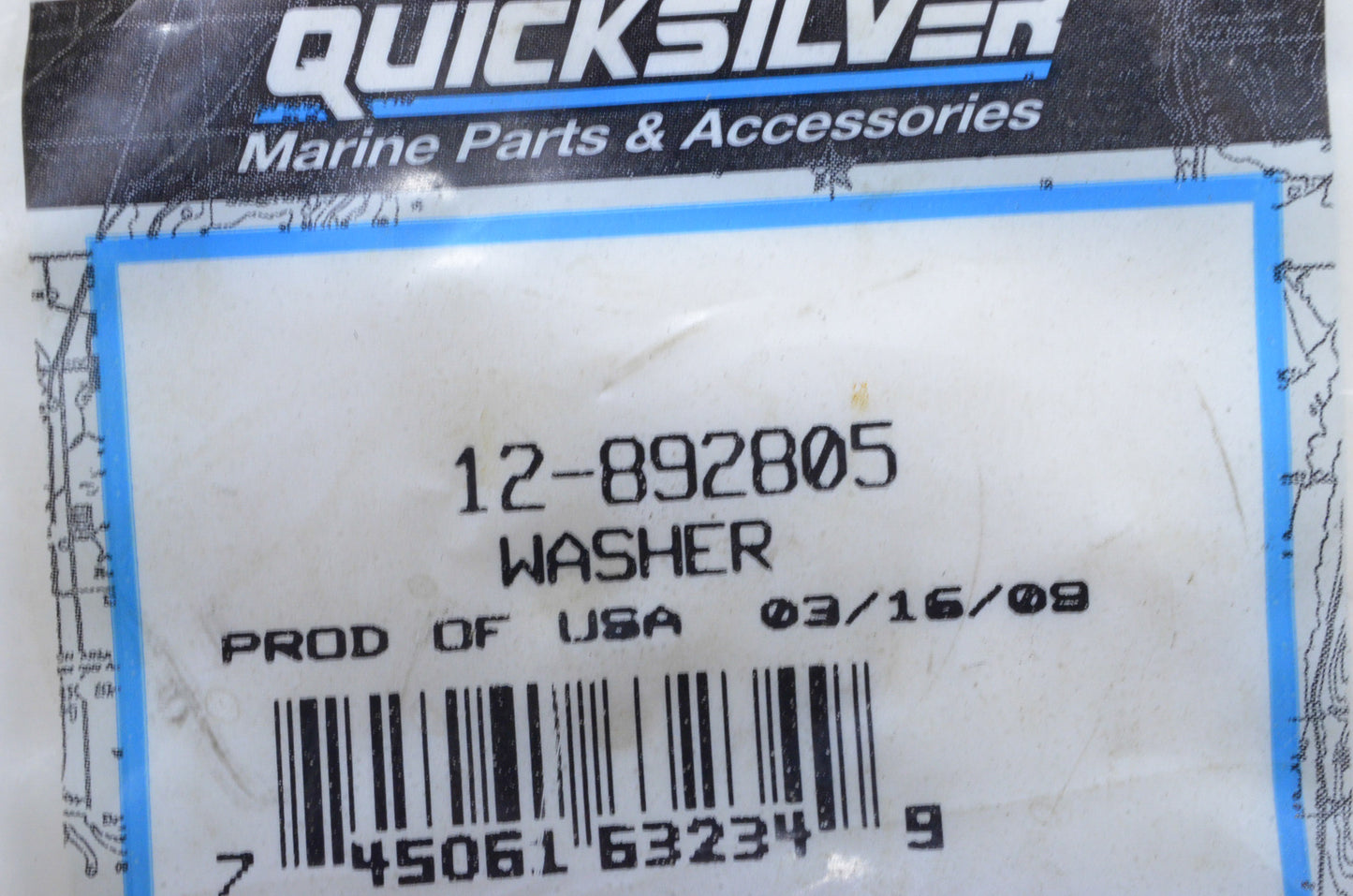 OEM Mercury 12-892805 Thrust Washer NOS